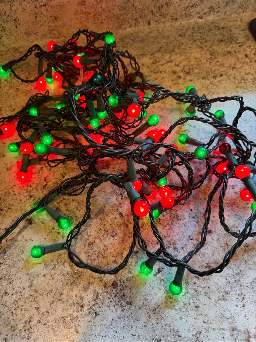Red and Green Mini LED String Lights